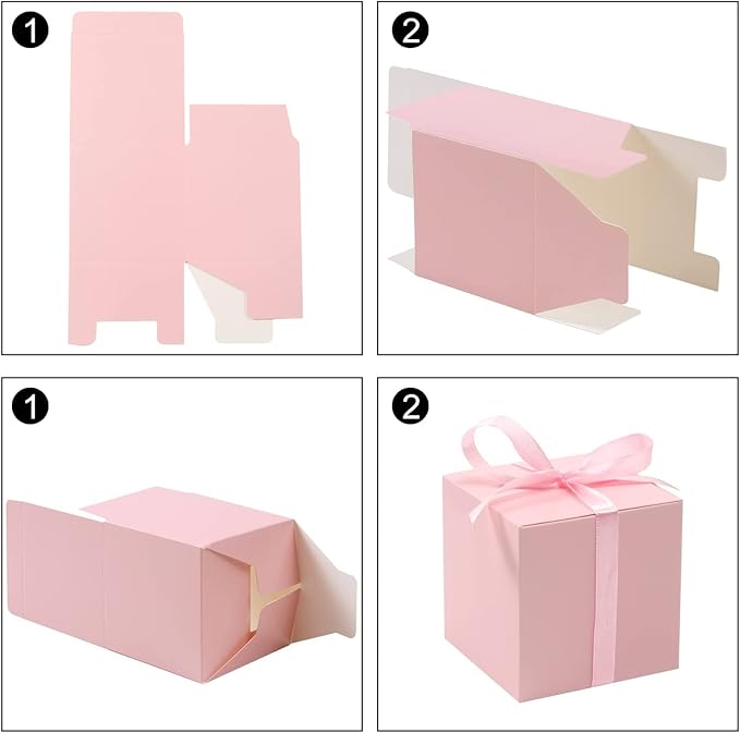 COTOPHER 25pcs Pink Wedding Favor Boxes, Baby Shower, Bridal Shower - Image 7