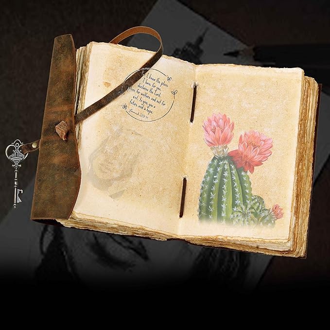 cuero Compass Vintage Leather Journal Antique Handmade Leather Bound Journal - Image 4