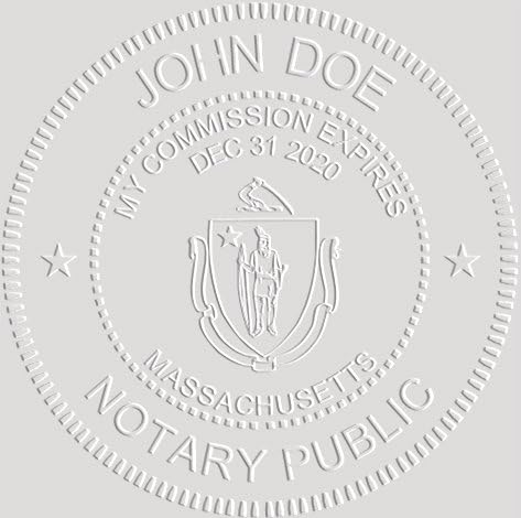 MaxMark Notary Seal Round Pink Embosser - Image 3
