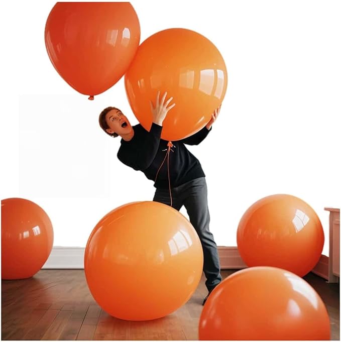 30 Pcs Orange Balloons 36 Inch Orange Latex Large Balloons by ZWZLIULIAN