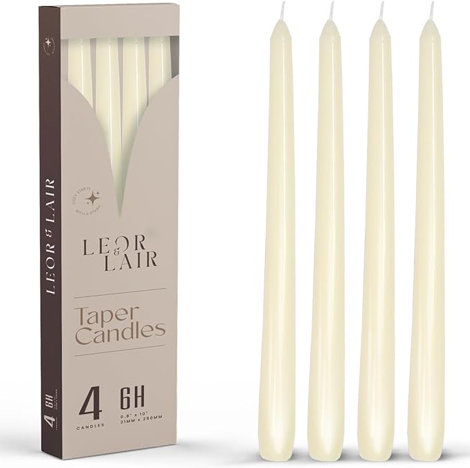 Leor & Lair Ivory Taper Candles by LeorLair