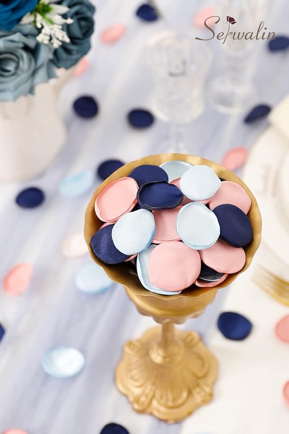 Serwalin 300pcs Silk Rose Petals Flower Petals - Image 2