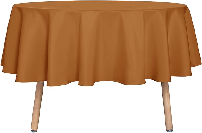 sancua Round Tablecloth 70 Inch by sancua