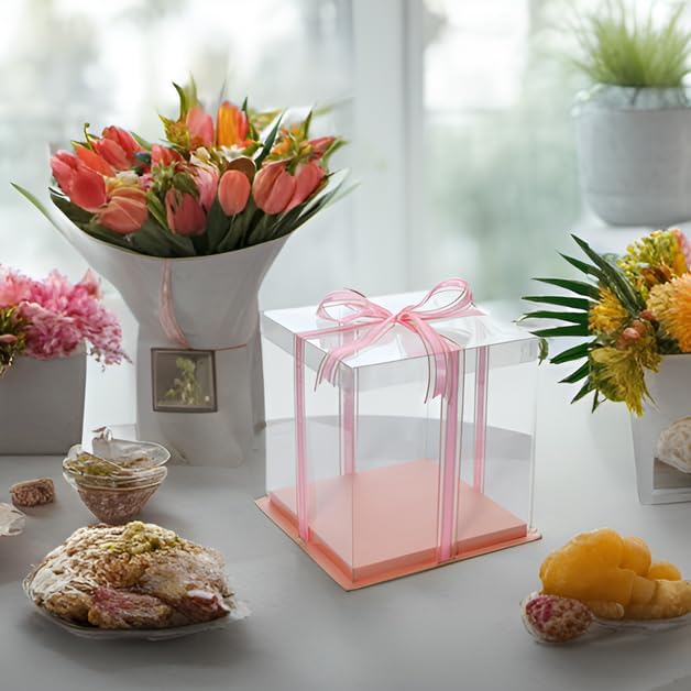 XININSUN pink clear cake box - Image 7