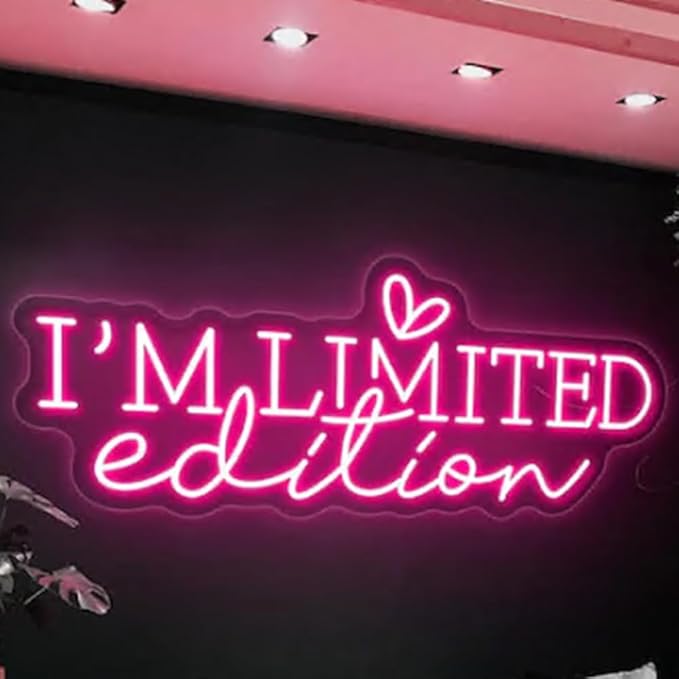 I'm Limited Edition LED Neon Sign, Custom Beauty Room Light Sign, Beauty Salon - Image 5