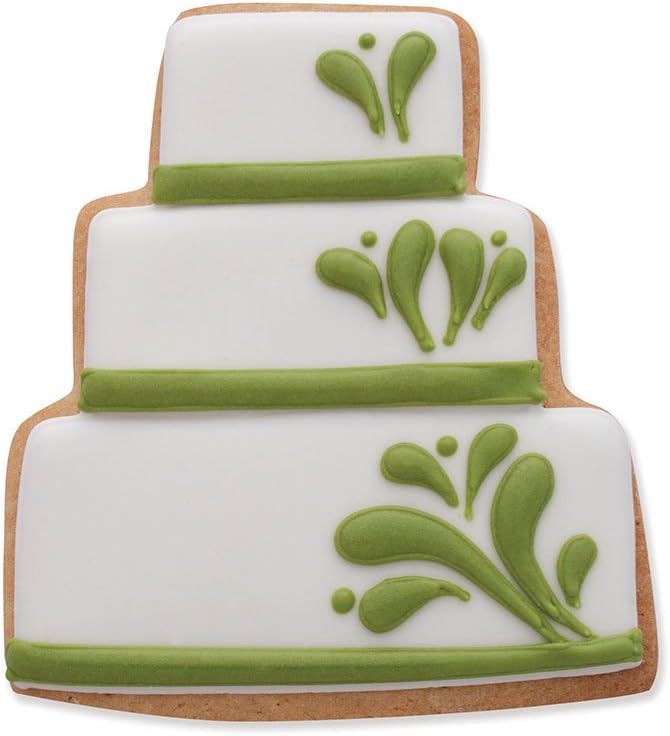 Ann Clark Cookie Cutters Wedding Cake Cookie Cutter 3.75" - Image 2