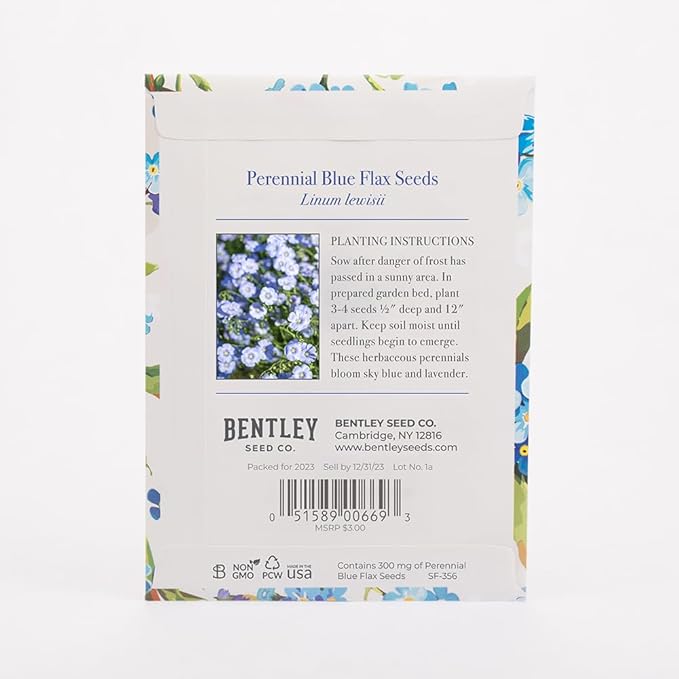 Bentley Seed Co. | Memorial Vintage Gift | Non-GMO, Non-Coated Blue Flax Seed - Image 6
