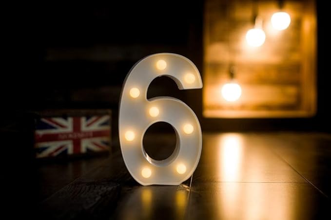 Foaky Rechargeable LED Letter Lights Sign Marquee Light Up Letters Sign - Image 4