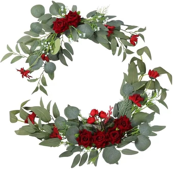 H&W 2pcs Artificial Wedding Arch Flowers by HW