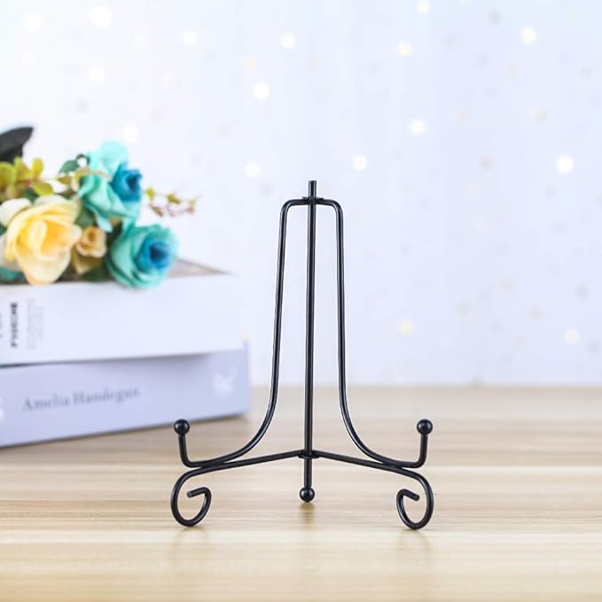 6"Iron Display Stand, Displays Picture Frames, Decorative Plates, Tablets and - Image 5