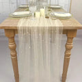 EHLDekol Pearl Table Cloth Elegant Polyester Table Runner by EHLDekol