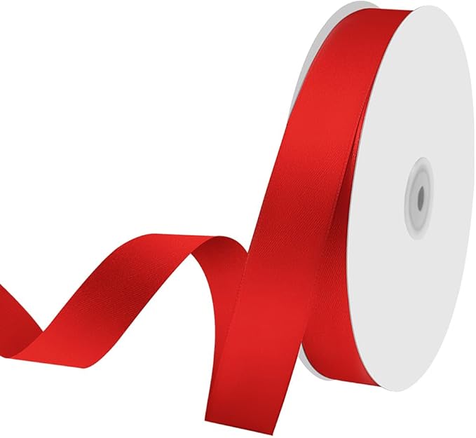1" x 100 Yards Satin Ribbon by Quhora