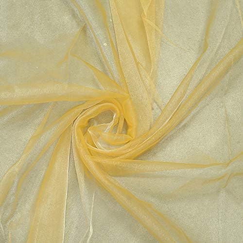 VDS Gold Organza Fabric, 45 Yards Continuous, 45” Wide, Wedding Party - Image 8
