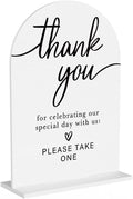 Acrylic Wedding Sign Thank You Sign by KongMoTree