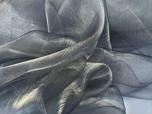 VDS Silver Gray Organza Fabric, 75 Yards Continuous, 45” Wide, Wedding Party - Image 2