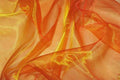 VDS Brunt Orange Organza Fabric, 25 Yards Continuous, 45” Wide, Wedding Party by VDS