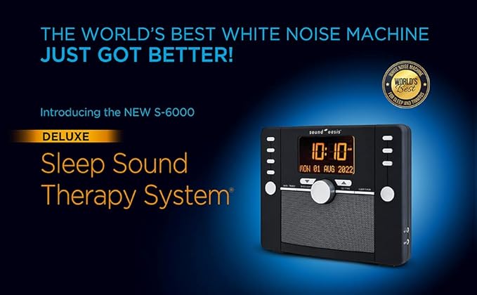 Sound Oasis Deluxe Bluetooth Sleep Tinnitus Sound Machine, World’s Best White - Image 2
