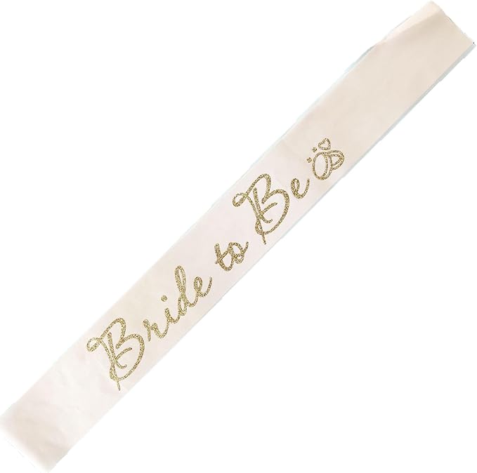 Rose Gold Bride to Be Sash for Bridal Shower Bachelorette Party Wedding Hen - Image 5