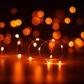 ANJAYLIA Orange String Lights for Halloween Battery Operated Fairy Lights by ANJAYLIA