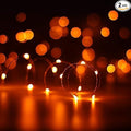 ANJAYLIA 2 Pack Orange String Lights by ANJAYLIA