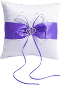 QIRMIZI Ring Pillow, Pearls Ring Cushion, Ring Bearer, Ring Holder by QIRMIZI