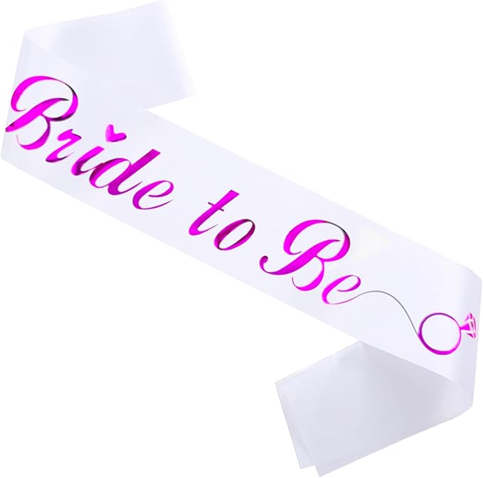 KETAOO Bride to Be Sash, Hot Pink Bachelorette Sash by Unknown