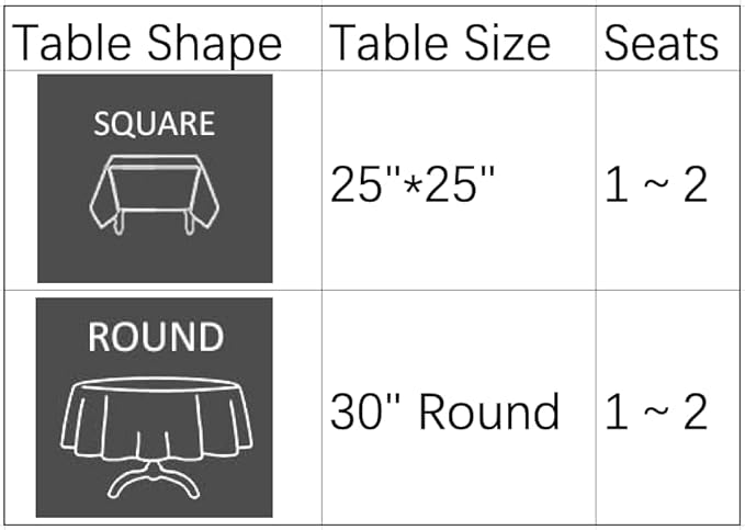 HOMECOOL Square Small Table Cloth - Image 7