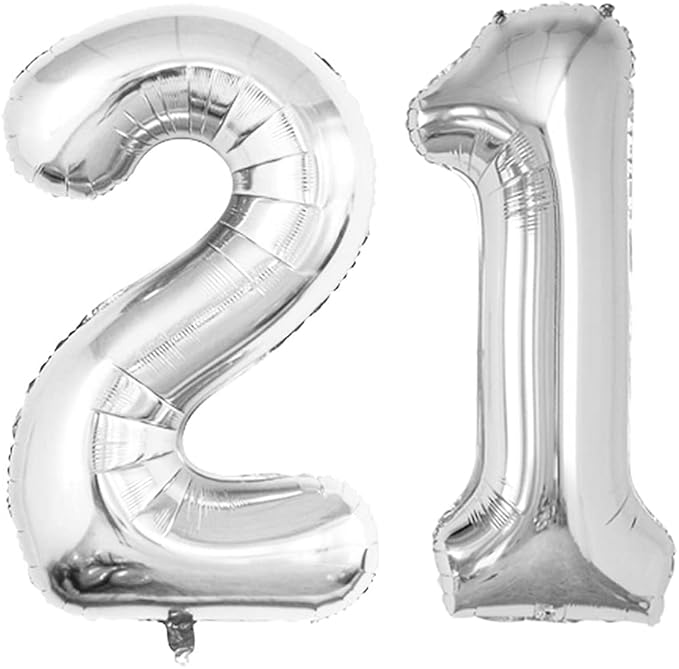 GOER Number 12 Balloons for 12th Birthday Sweet 12 Party Decorations, 42 Inch by GOER