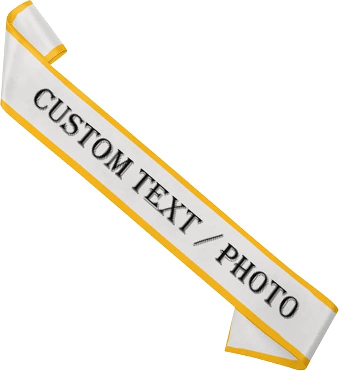 Custom Sash, Personalized Birthday Sash by Handmade