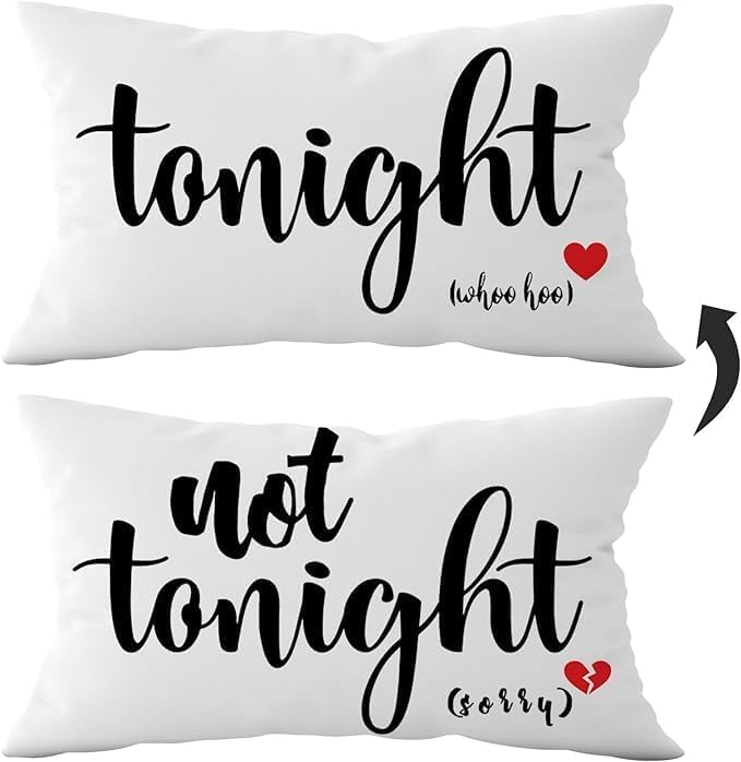 Mancheng-zi Funny Couples Reversible Soft Pillow Cover, Wedding Anniversary - Image 2