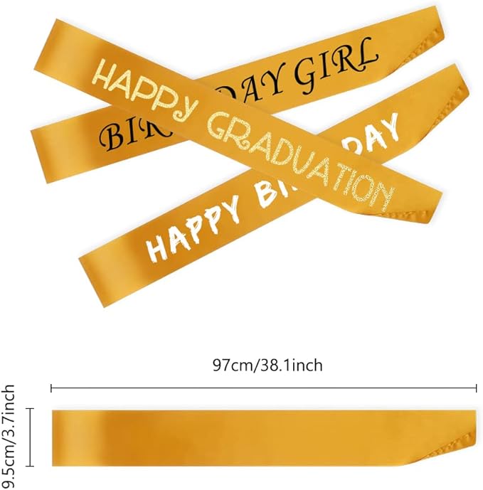 16 Pcs Satin Sash - Image 2