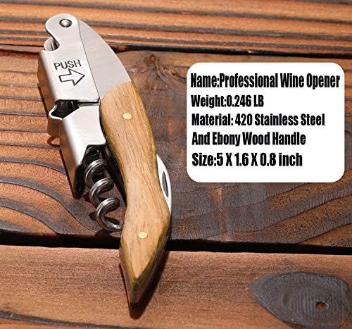 Professional Waiter Corkscrew Wine Key - Image 2