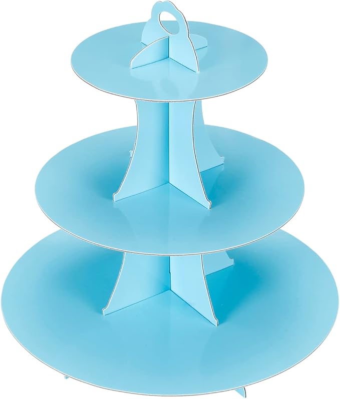 3-Tier Cupcake Stand, Cake Stand holder, Tiered DIY Cupcake Stand Tower by funnytrendypartysupplies