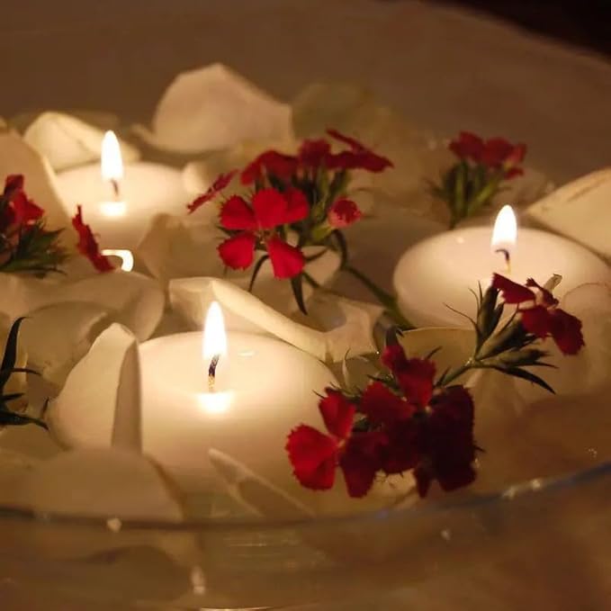 36 Floating Candles, Smoke-Free and odorless, Burning continuously - Image 3