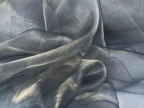 VDS Silver Gray Organza Fabric, 50 Yards Continuous, 45” Wide, Wedding Party - Image 9
