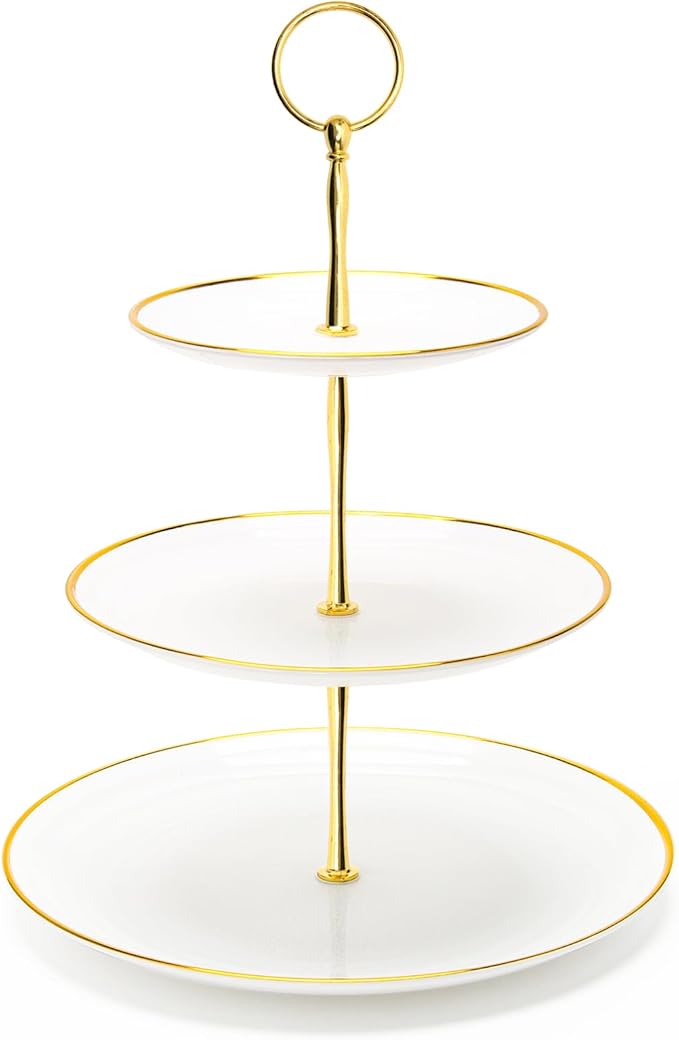 Coitak 3 Tier Cupcake Stand, Plastic Tiered Serving Stand, Dessert Tower Tray by Coitak