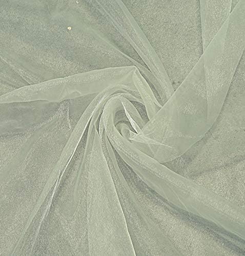 VDS Ivory Organza Fabric, 30 Yards Continuous, 45” Wide, Wedding Party - Image 8