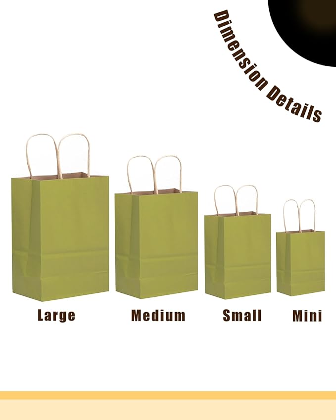 qiqee 32 Pcs Mini Paper Gift Bags - Image 5