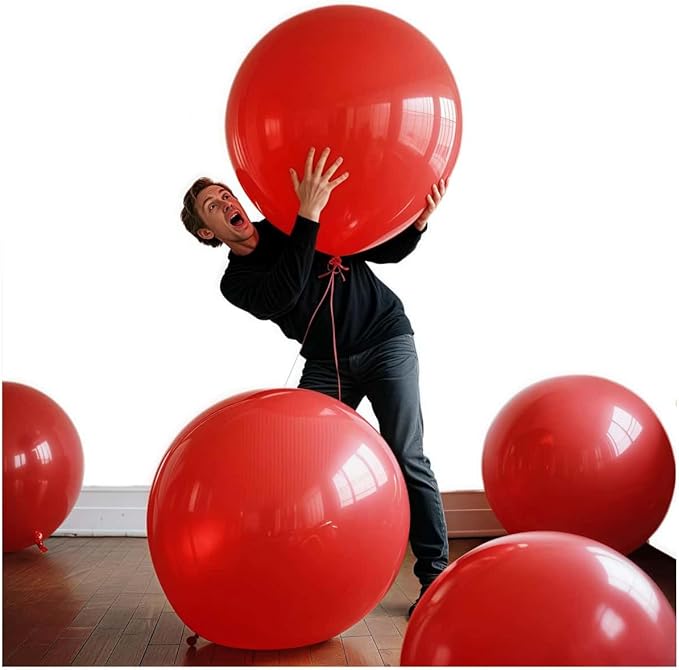 30 Pack Red Balloons 36 Inch Red Latex Party Large Balloon Bulk by ZWZLIULIAN