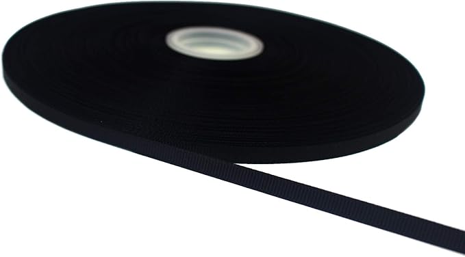 Jesep One Roll 100 Yards 1/4" Soild Grosgrain Ribbon Boutique Gift Wrapping - Image 2
