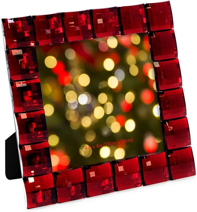 Isaac Jacobs Decorative Sparkling Jewel Picture Frame, Photo Display & Home by IsaacJacobs
