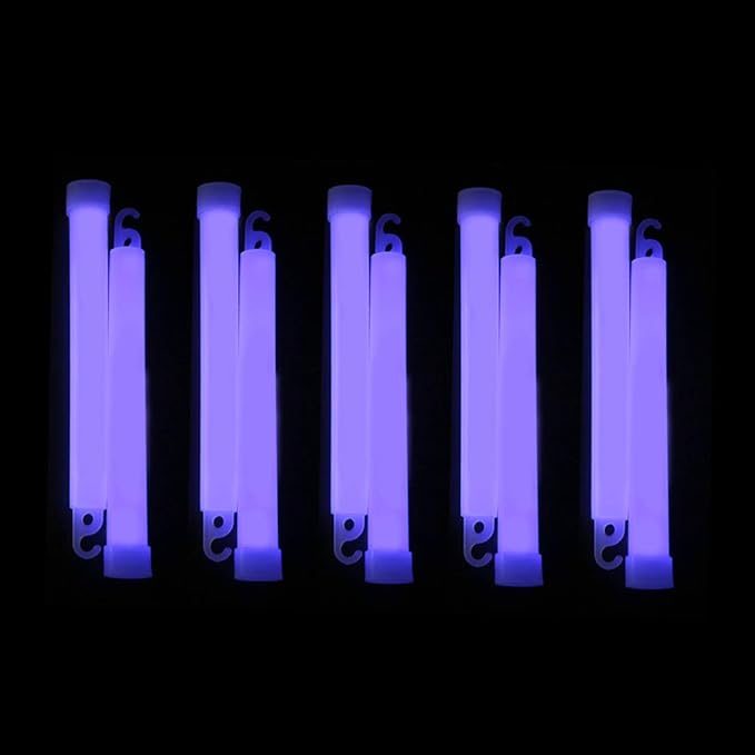 novelinks 50 Pcs 6'' Premium Glow Sticks Bulk - Image 3