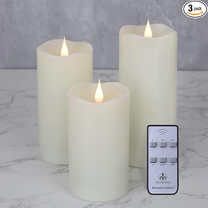 Flickering Flameless Candles by TECHLONG