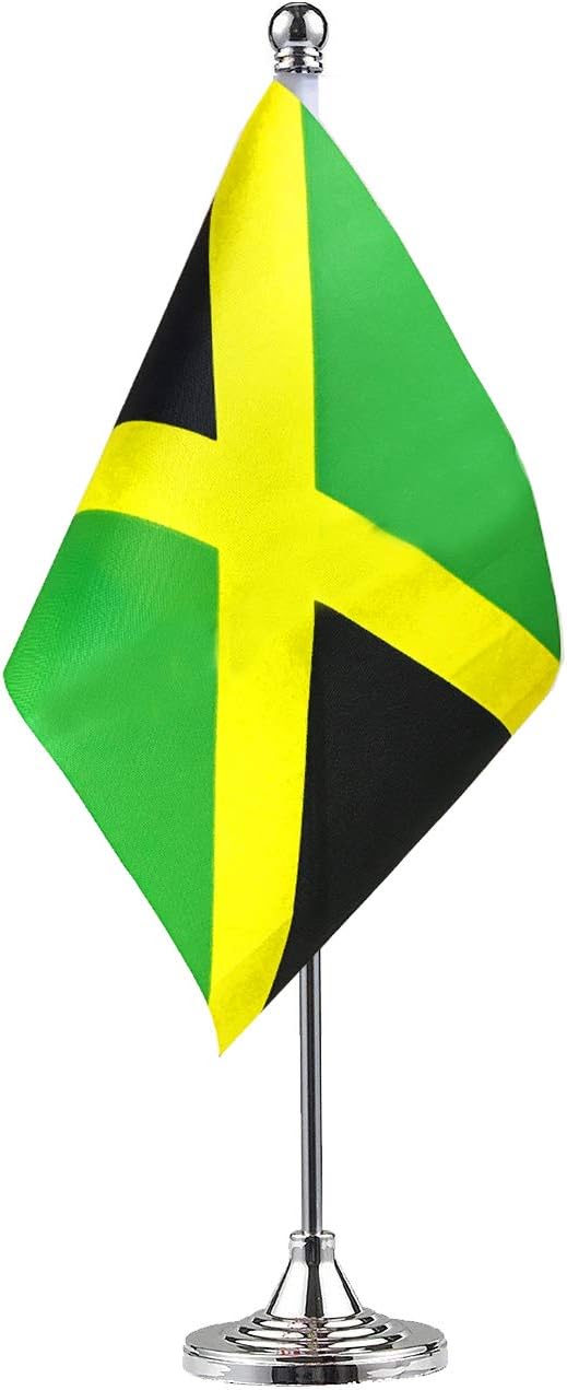 Jamaica Jamaican Table Flag, Desk Flags, Office Flag, International World by GentleGirl