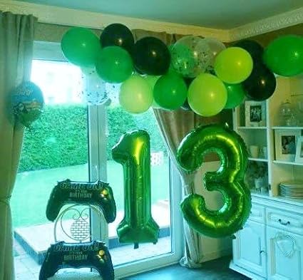Green 40 Inch 0 Number Balloons, 0 Decorations - Image 7