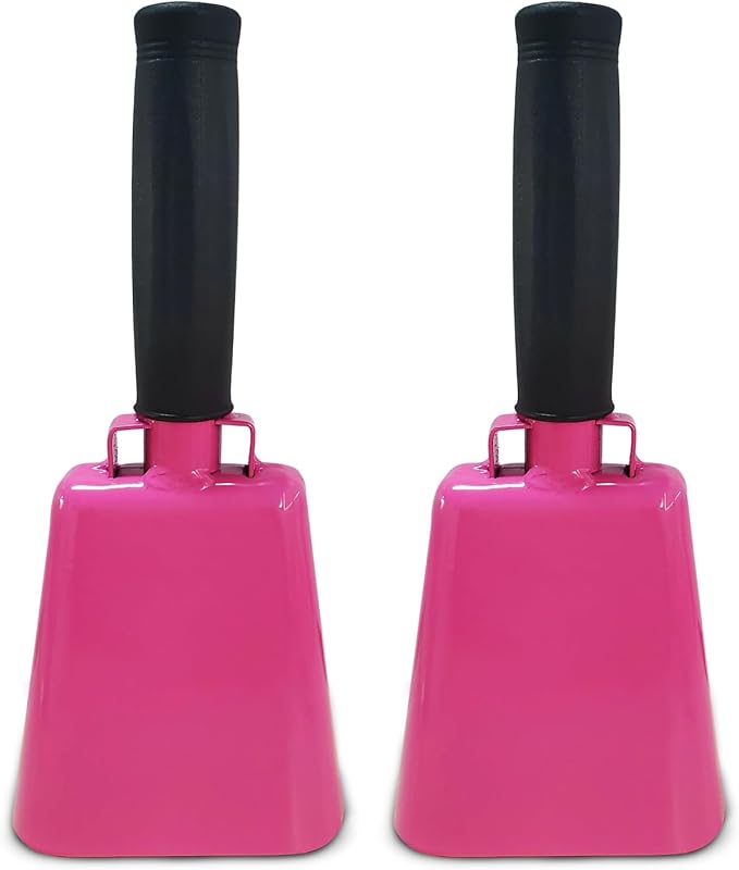 Deke Home - 2 Pack 7 Inch Steel Cowbells by DekeHome