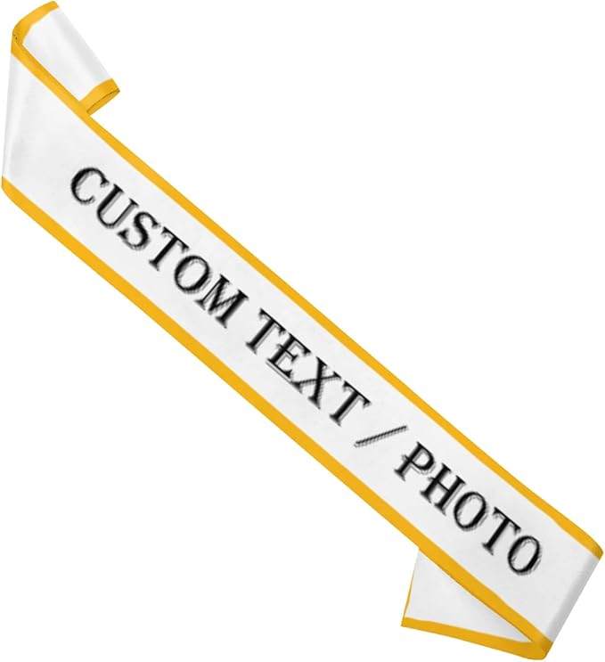 Custom Sash, Personalized Birthday Sash by Handmade