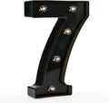 Light Up Black Alphabet Marquee Number Sign LED Marquee Number Lights Sign by OYCBUZO