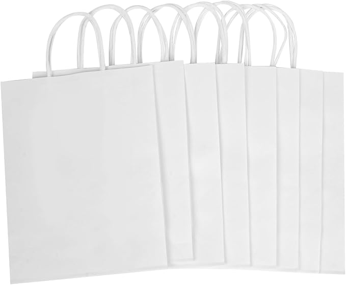 40 PCS White Kraft Paper Bags - Image 5