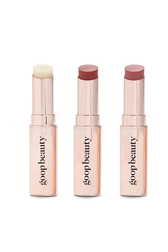 goop Beauty Lip Balm Trio | Clean Moisturizer by goop